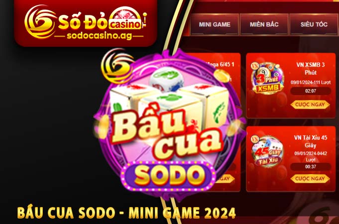 bầu cua sodo - mini game 2024